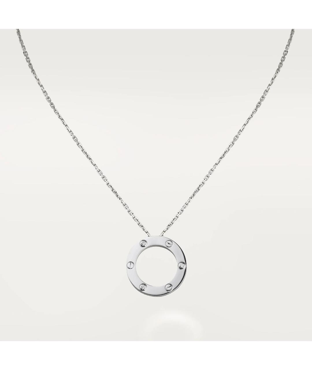 CARTIER Серебряная подвеска из белого золота, фото 7