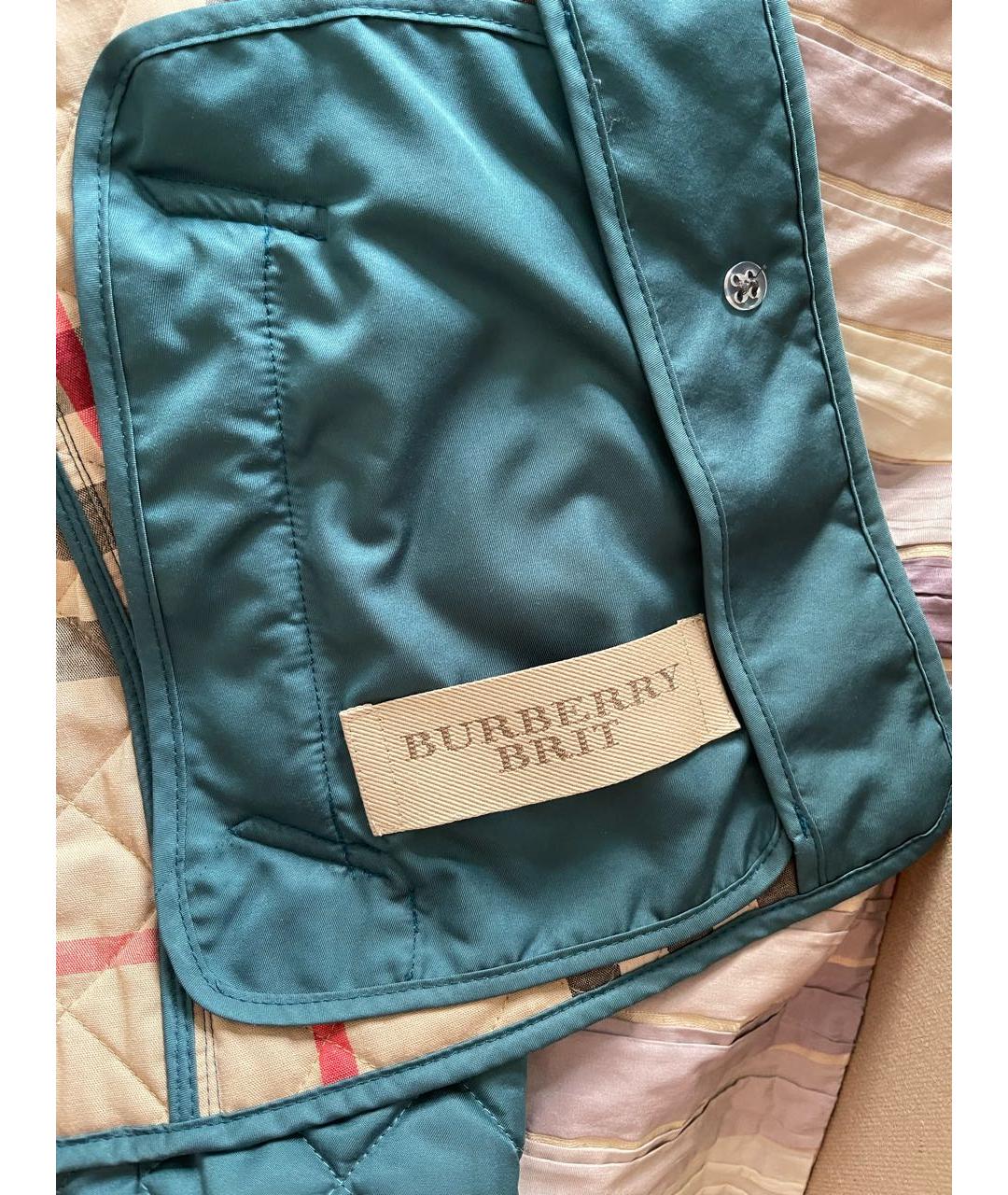 BURBERRY Полиэстеровая куртка, фото 3