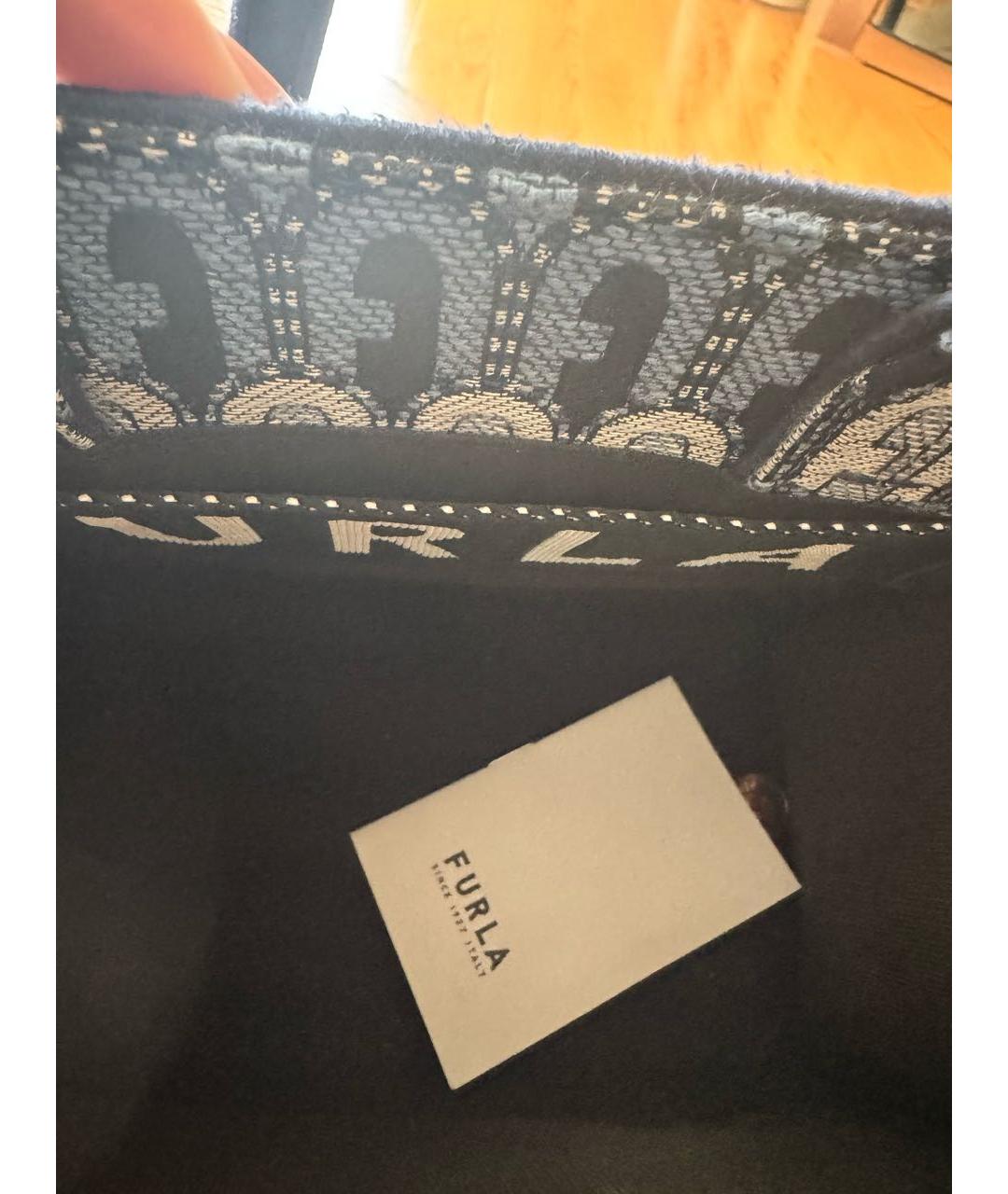 FURLA Синяя сумка тоут, фото 3