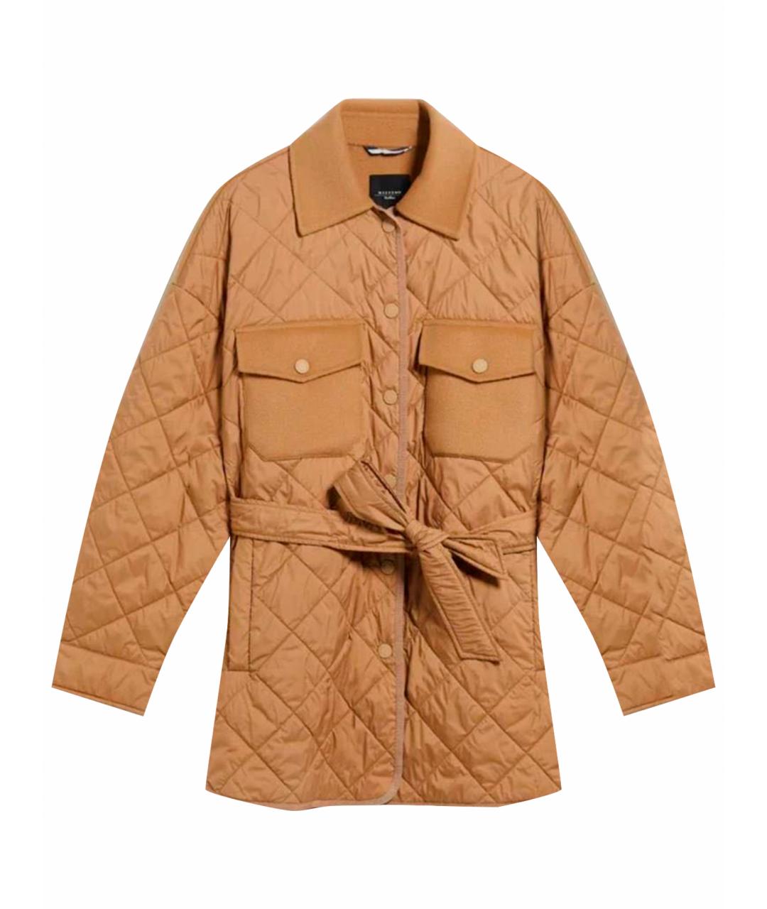 WEEKEND MAX MARA Бежевая шерстяная куртка, фото 1