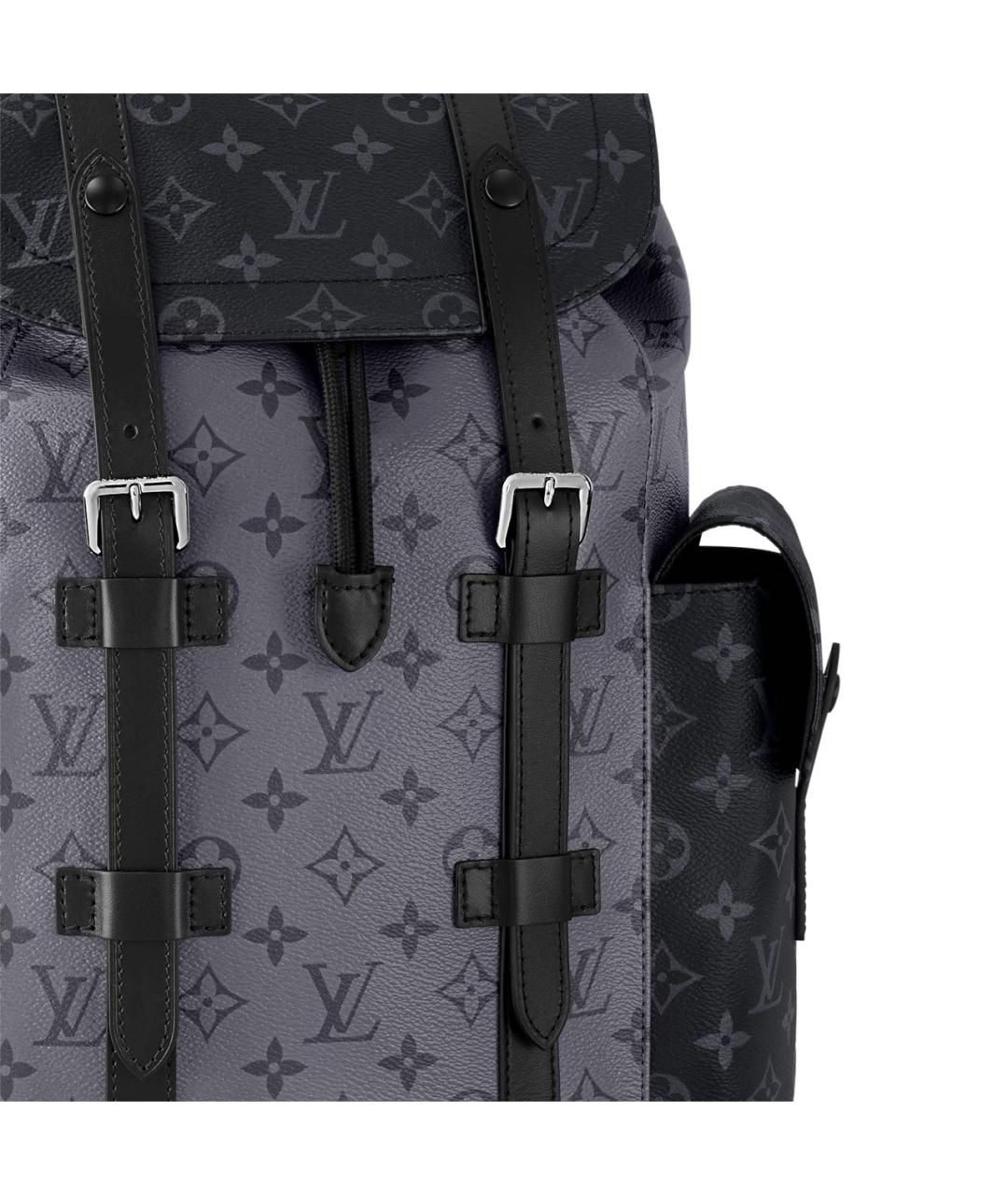 LOUIS VUITTON Серый кожаный рюкзак, фото 2
