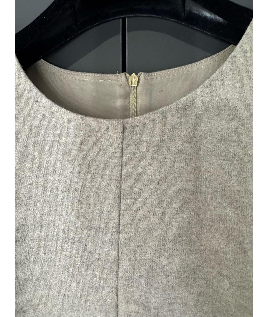 MAX MARA Бежевое повседневное платье, фото 4
