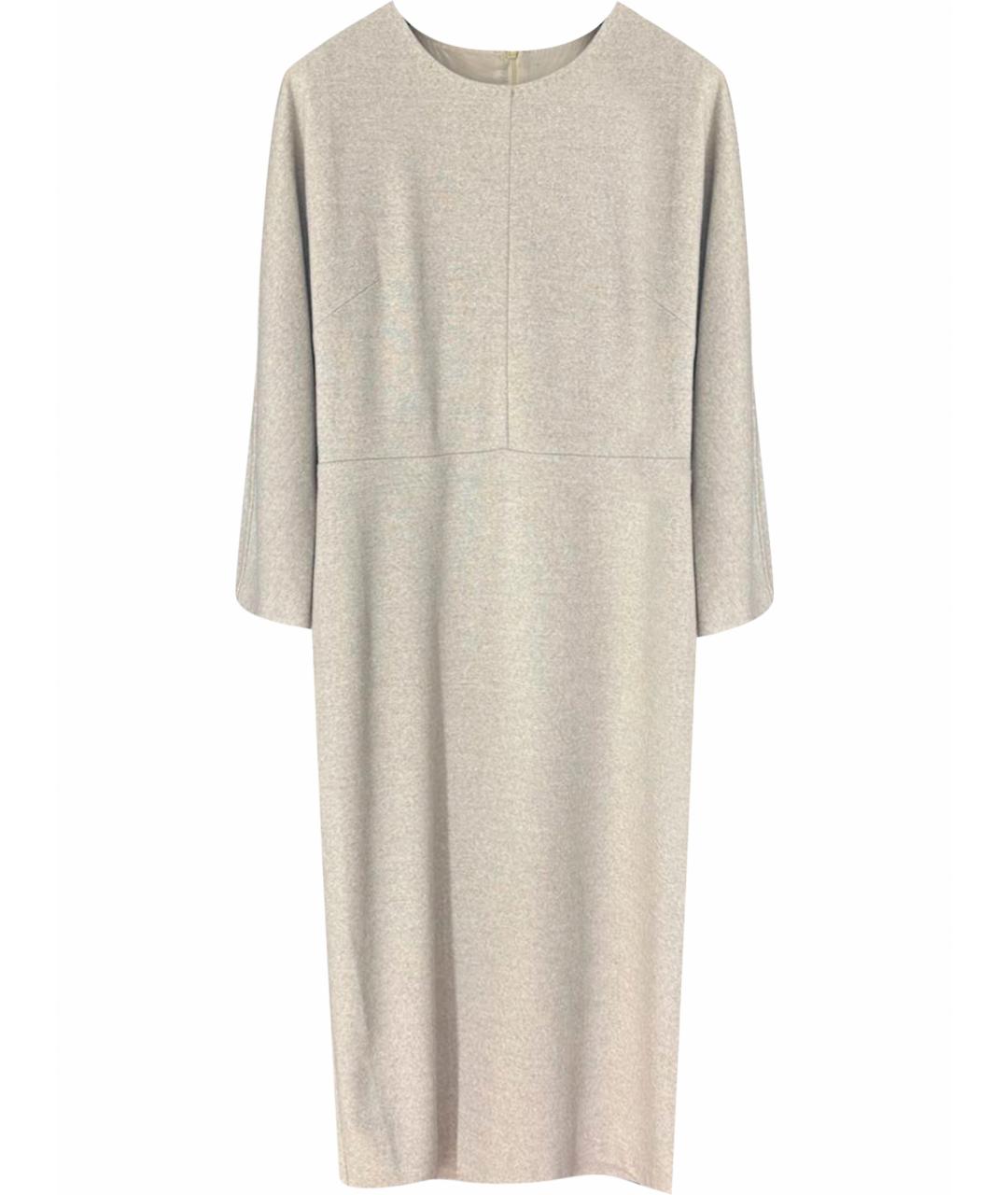 MAX MARA Бежевое повседневное платье, фото 1