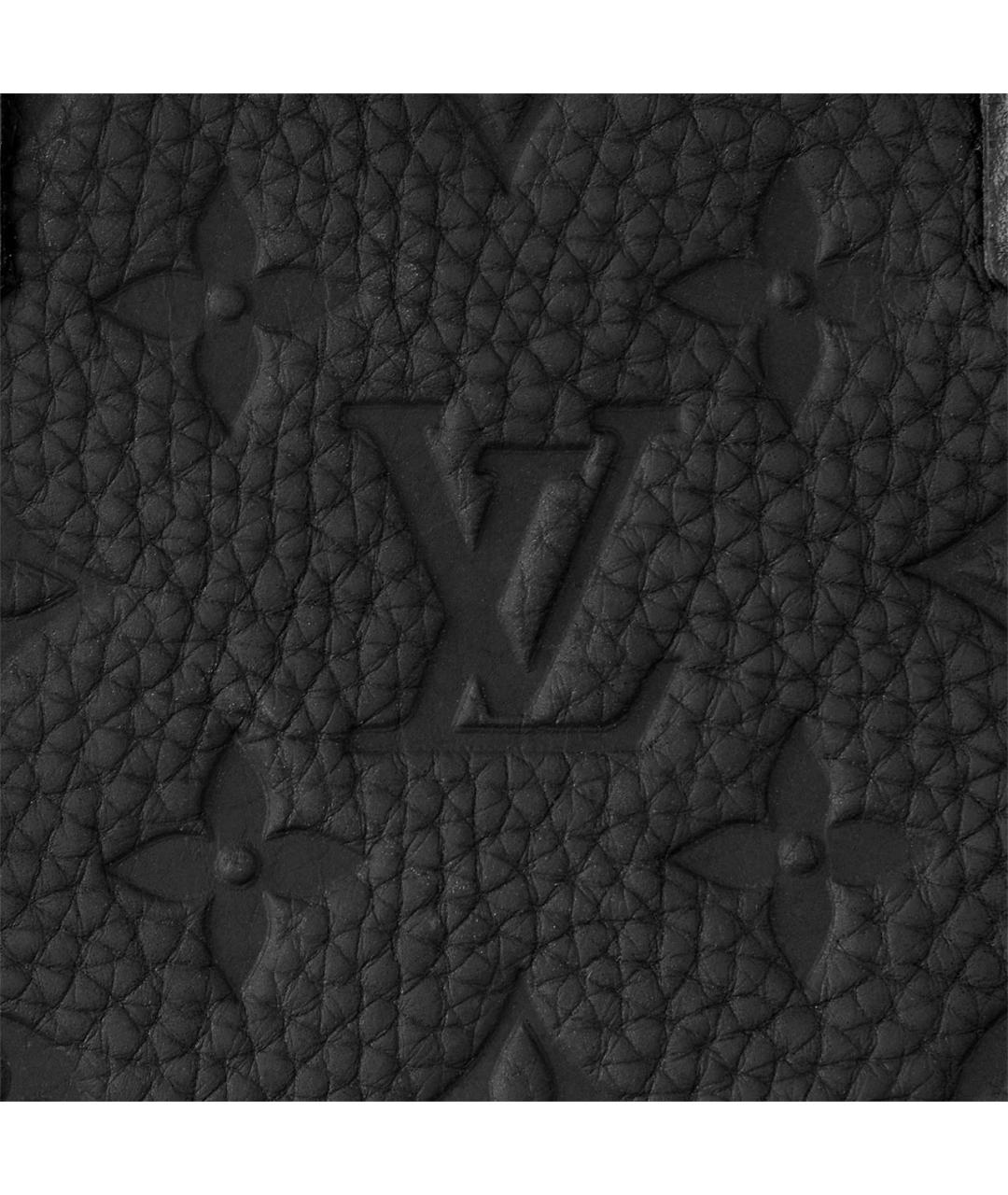 LOUIS VUITTON Черный кожаный рюкзак, фото 5
