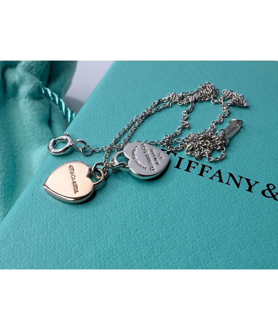 TIFFANY&CO Серебряное серебряное колье, фото 3