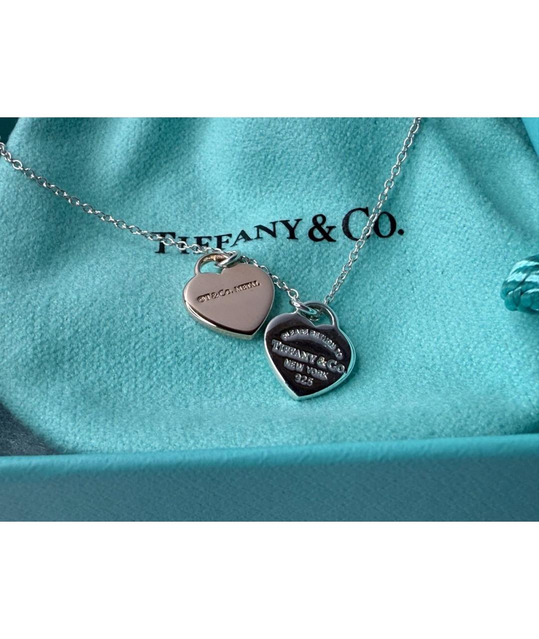 TIFFANY&CO Серебряное серебряное колье, фото 5
