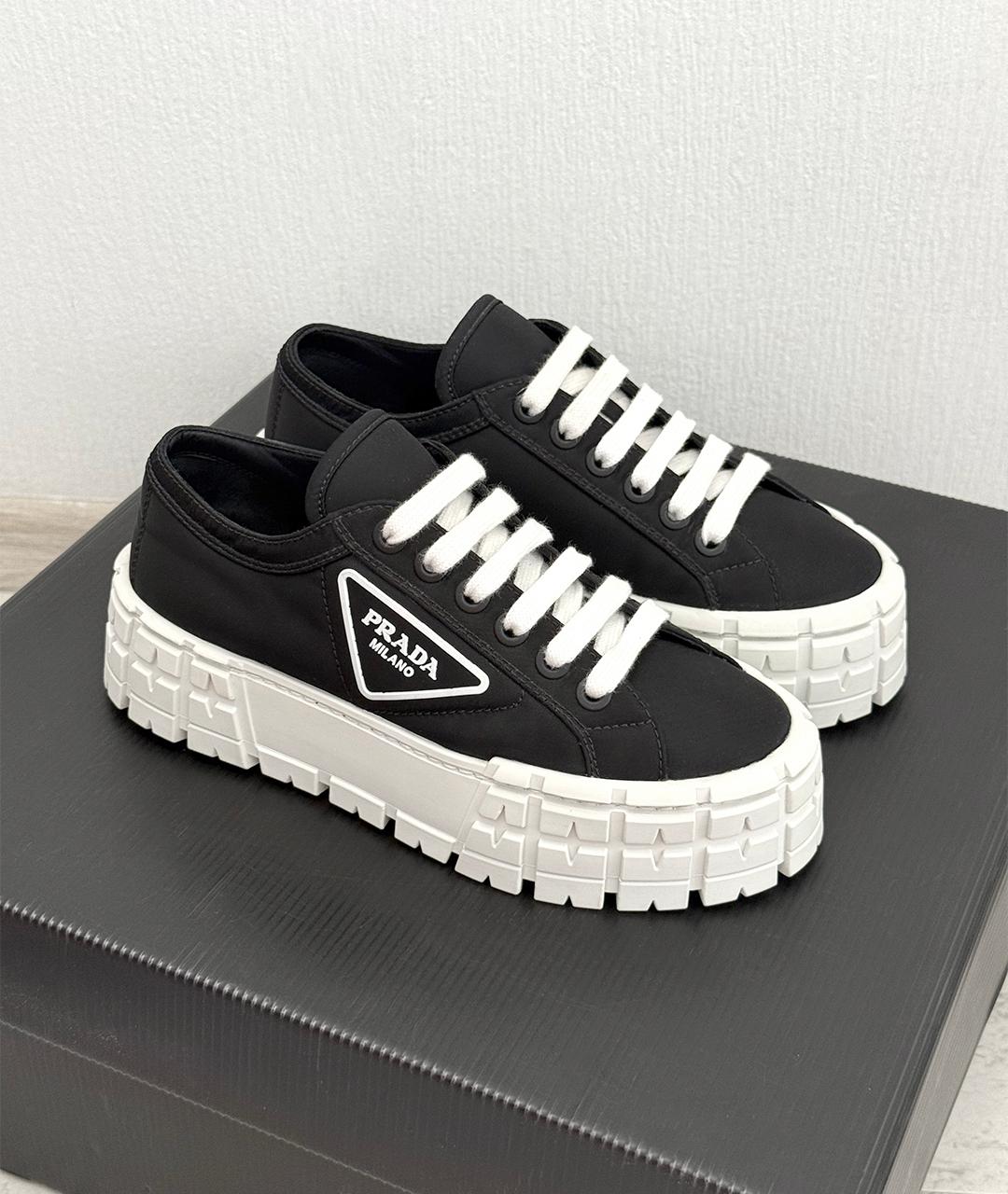 PRADA Черные кеды, фото 6