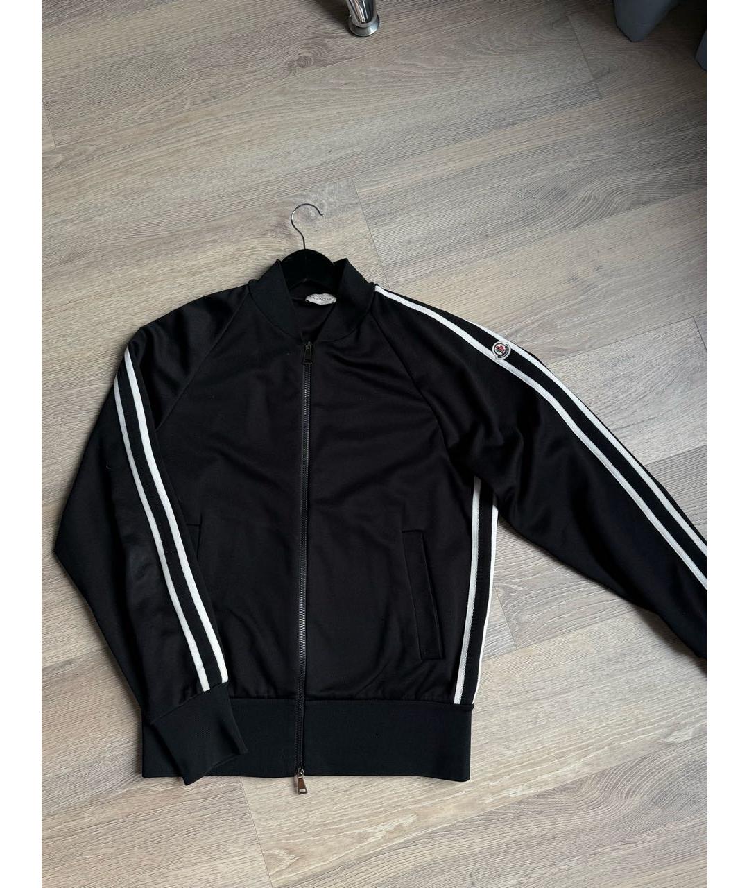 MONCLER Черная спортивная куртка, фото 9
