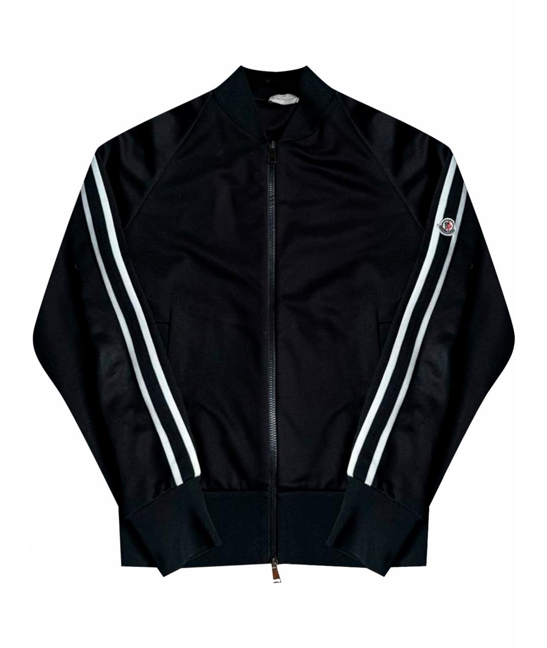 MONCLER Черная спортивная куртка, фото 1