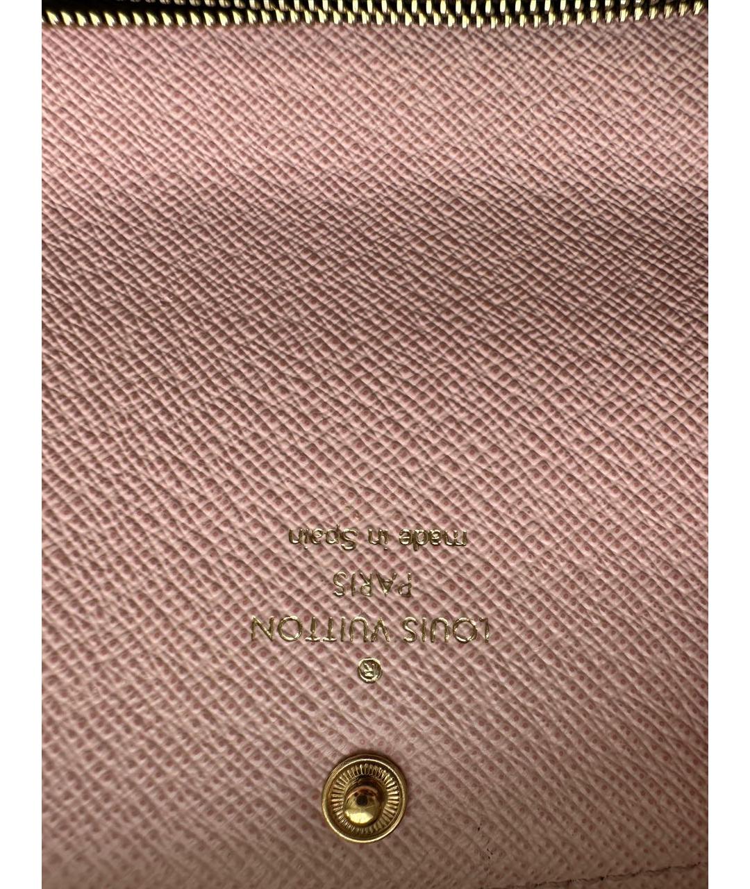 LOUIS VUITTON Коричневый кошелек, фото 7