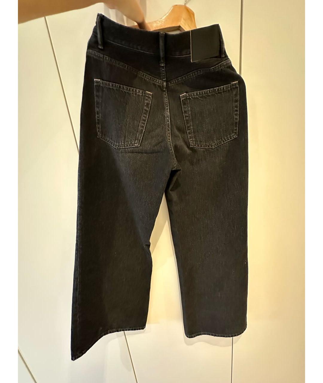 ACNE STUDIOS Серые хлопковые джинсы клеш, фото 2