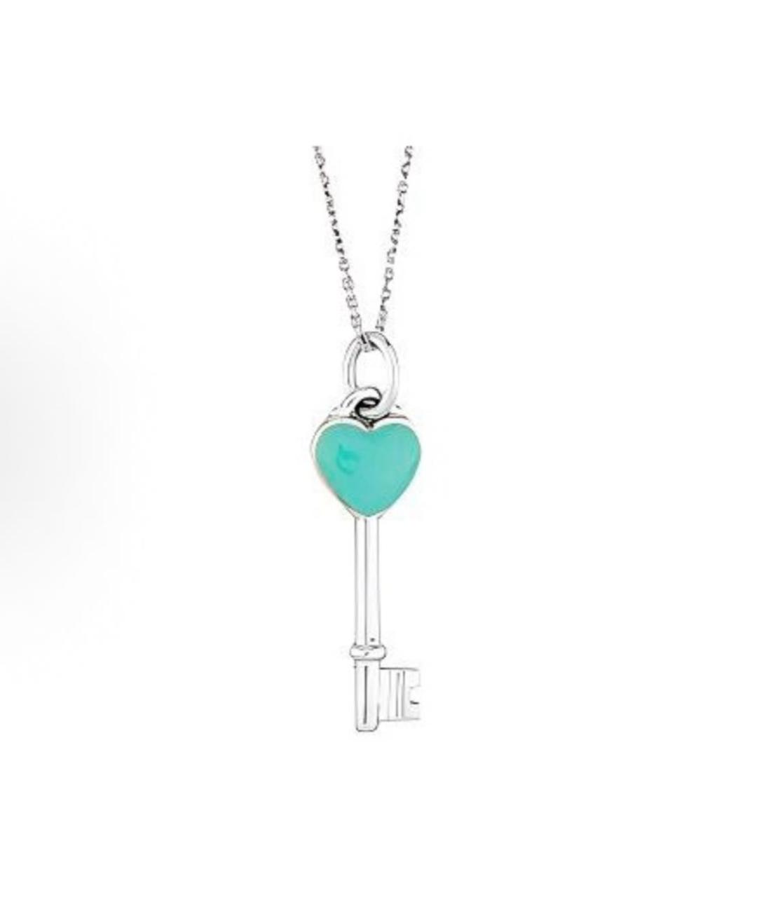 TIFFANY&CO Серебряное серебряное колье, фото 7
