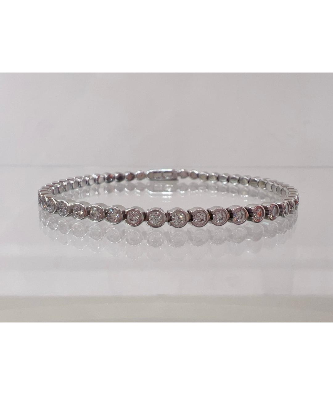 CARTIER Серебрянный браслет из белого золота, фото 9