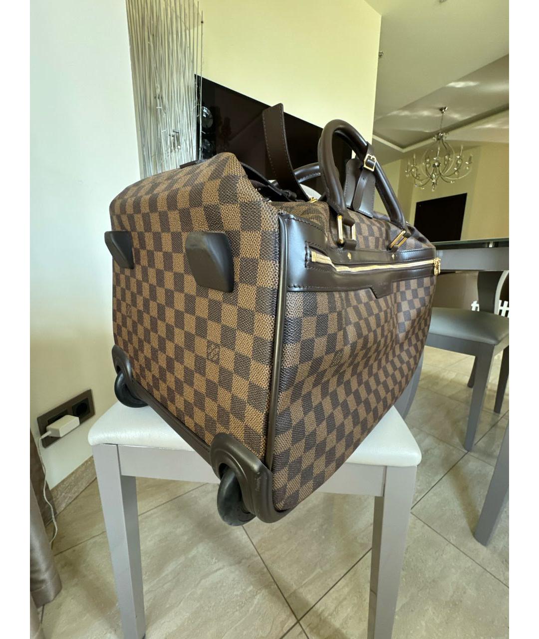 LOUIS VUITTON Коричневая дорожная/спортивная сумка, фото 2