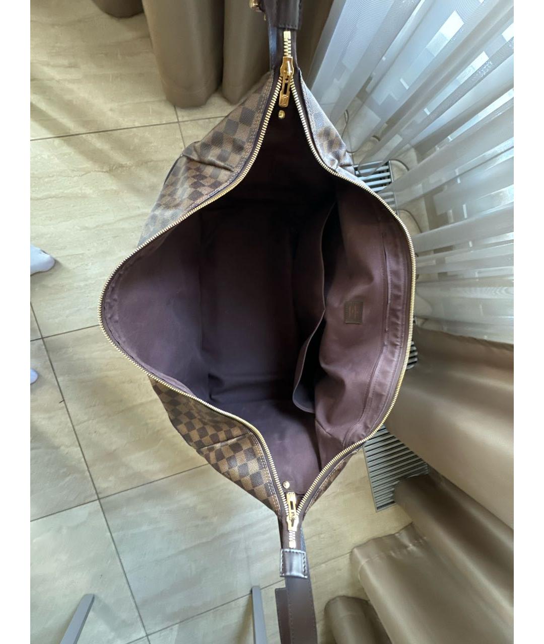 LOUIS VUITTON Коричневая дорожная/спортивная сумка, фото 4