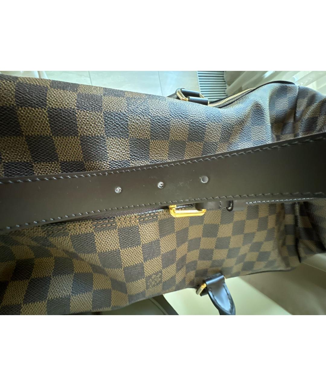 LOUIS VUITTON Коричневая дорожная/спортивная сумка, фото 6