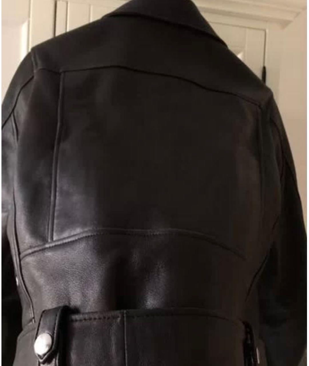 ACNE STUDIOS Черная кожаная куртка, фото 5