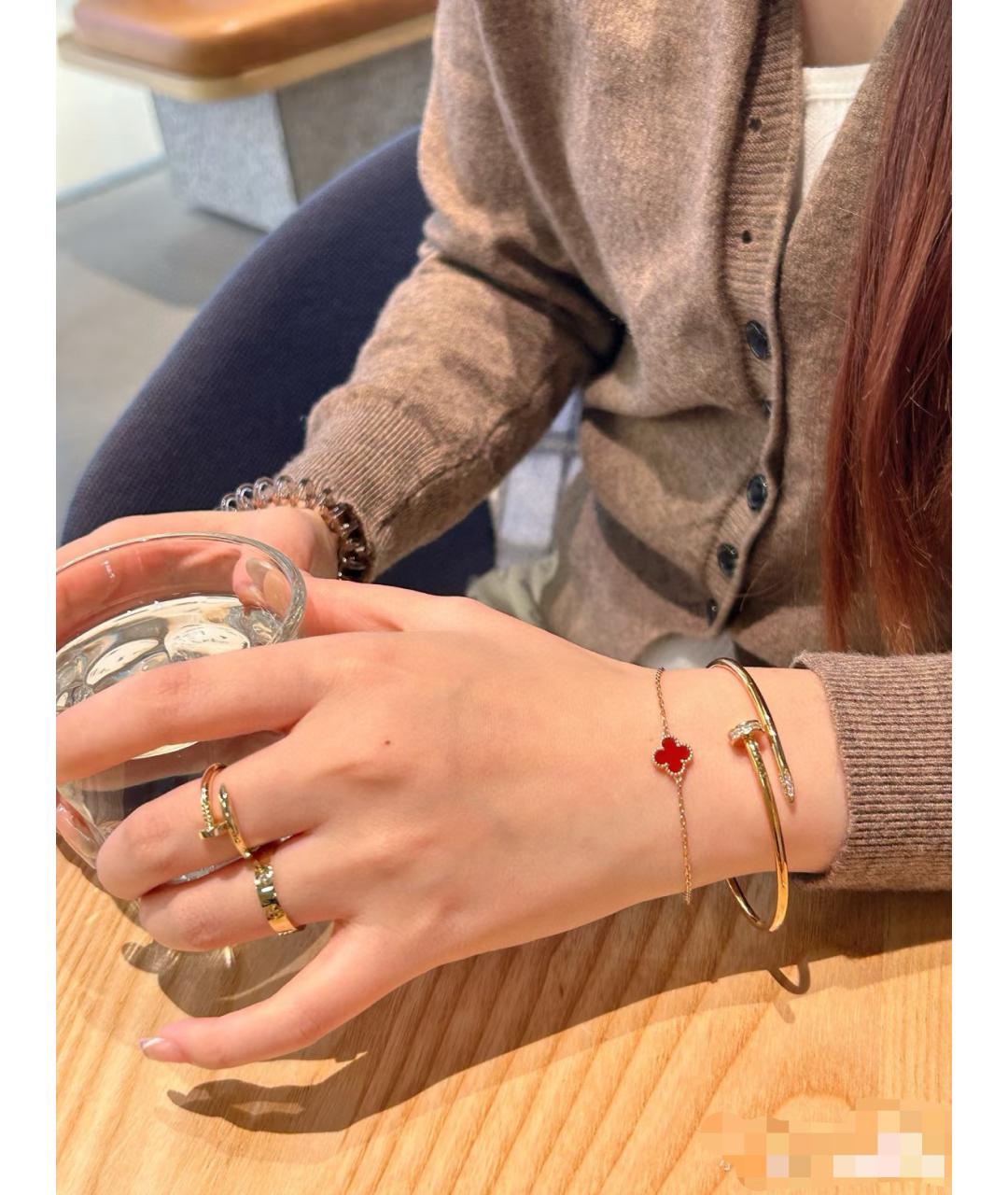 CARTIER Золотое кольцо из розового золота, фото 8