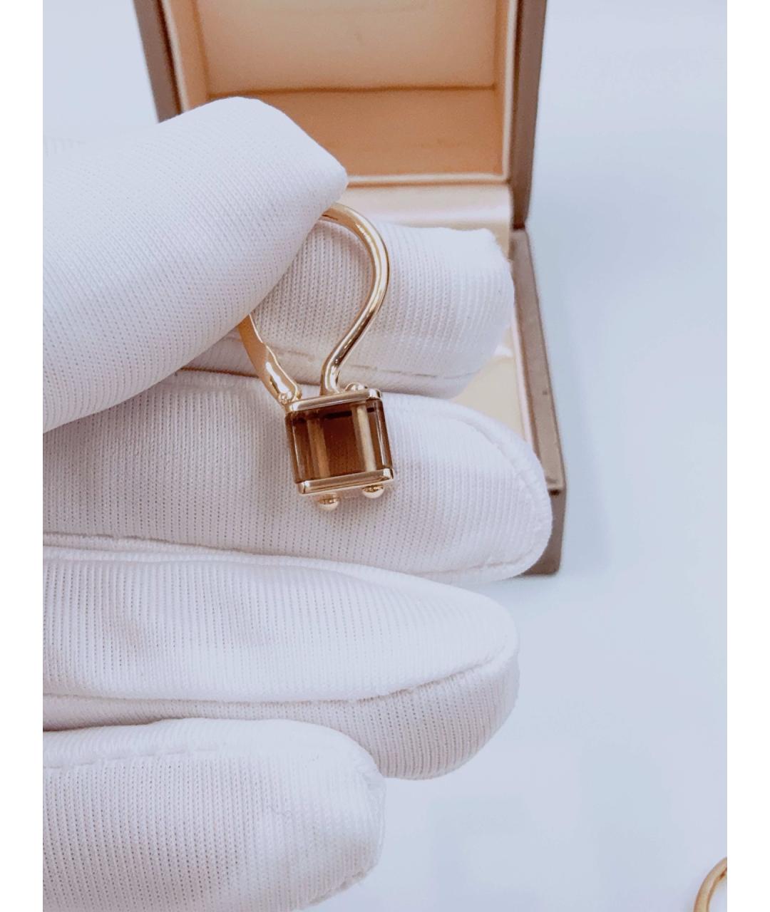 LOUIS VUITTON Золотые серьги из желтого золота, фото 6