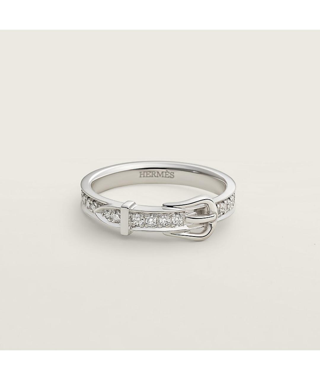 HERMES Серебряное кольцо из белого золота, фото 8