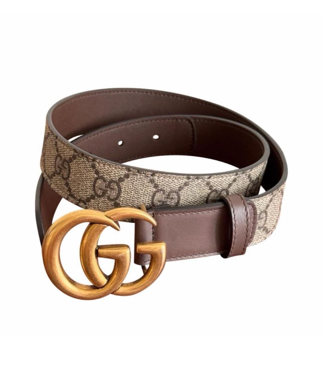 GUCCI Коричневый ремень, фото 1