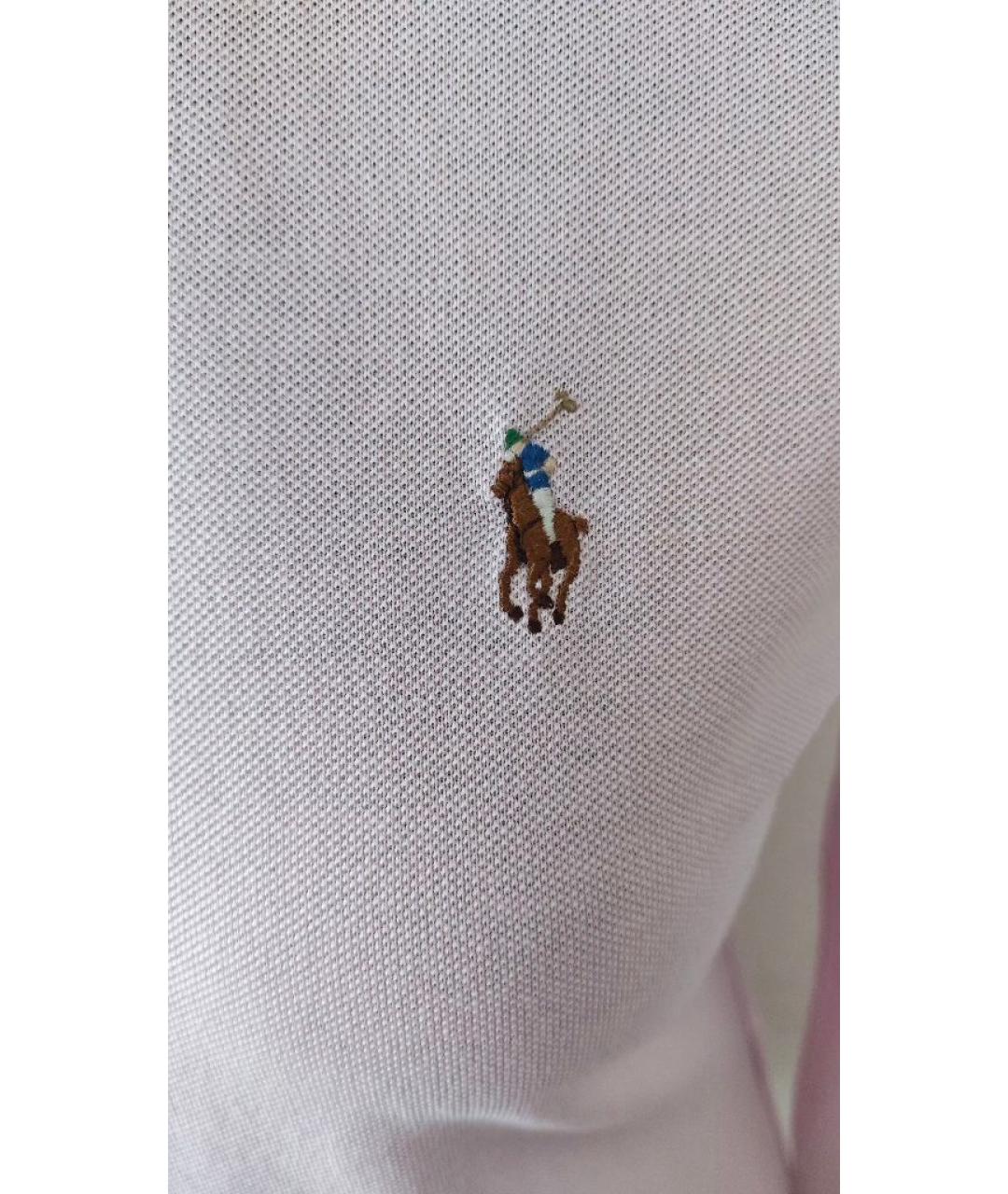 POLO RALPH LAUREN Розовая хлопковая рубашка, фото 6