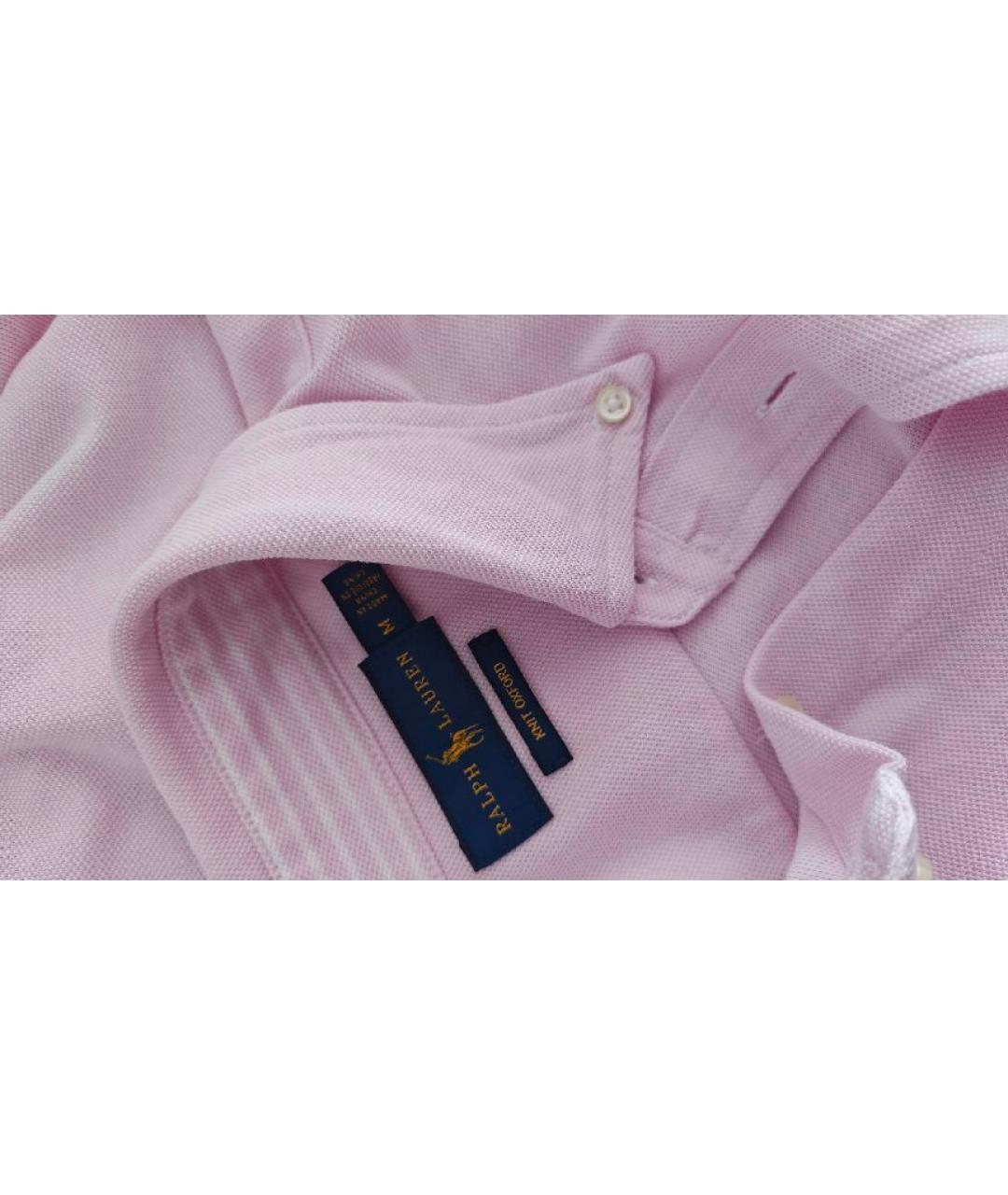 POLO RALPH LAUREN Розовая хлопковая рубашка, фото 3