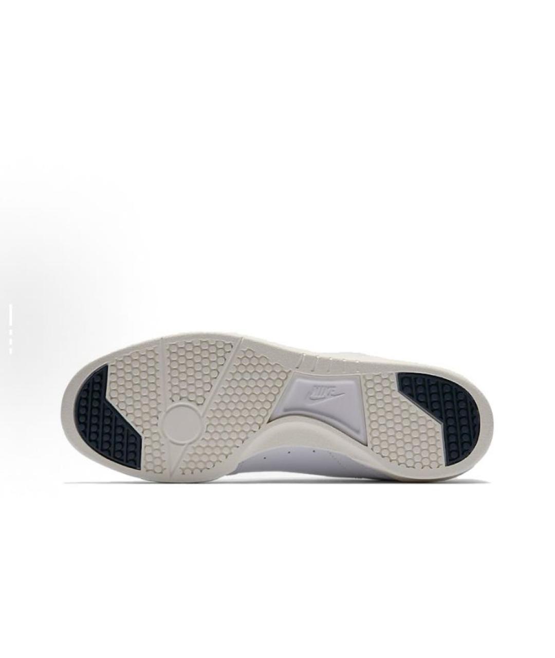 NIKE Белые кожаные кроссовки, фото 6