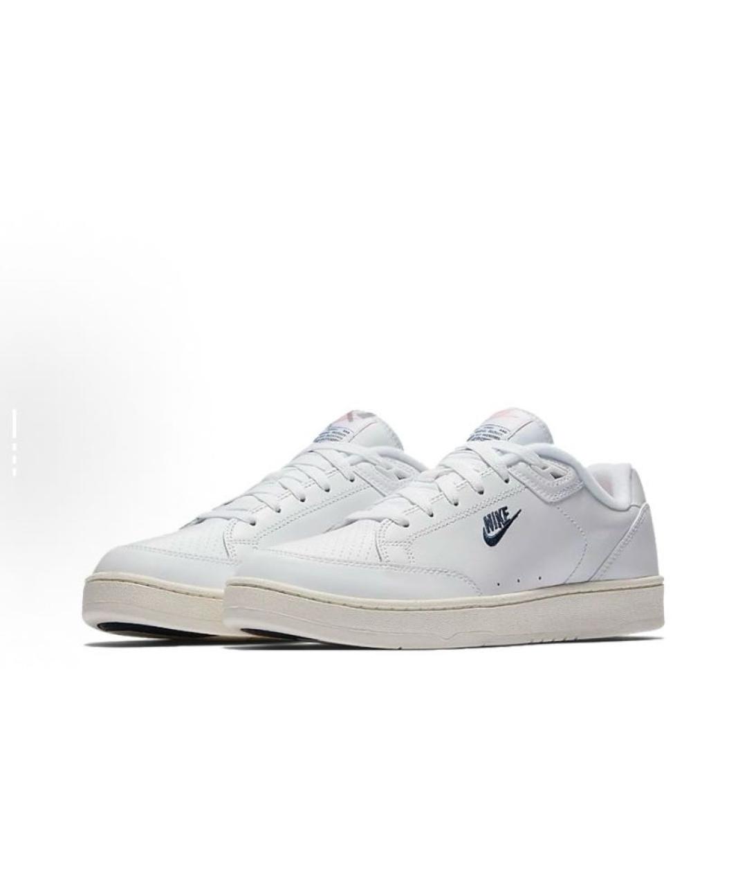 NIKE Белые кожаные кроссовки, фото 3