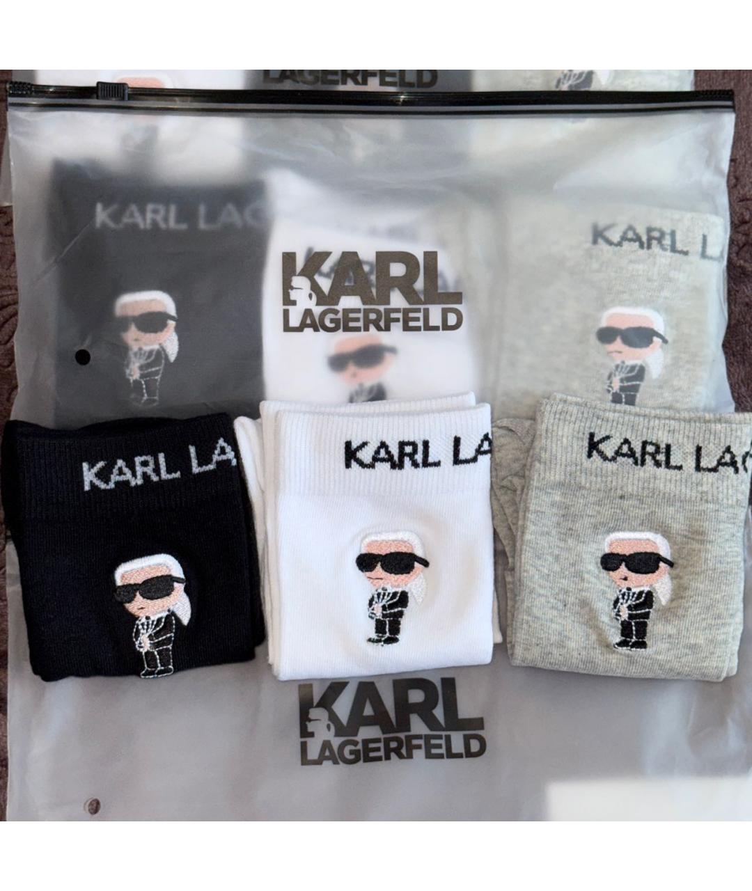 KARL LAGERFELD Мульти носки, чулки и колготы, фото 3