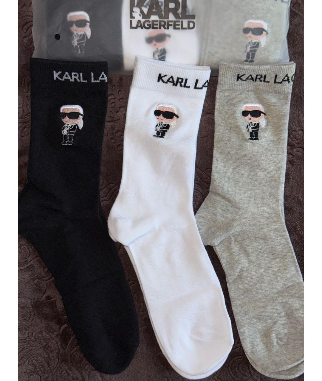 KARL LAGERFELD Мульти носки, чулки и колготы, фото 2