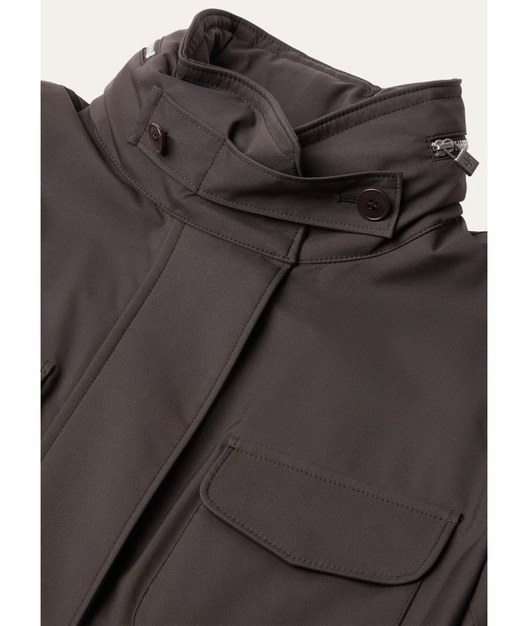 LORO PIANA Коричневая куртка, фото 7