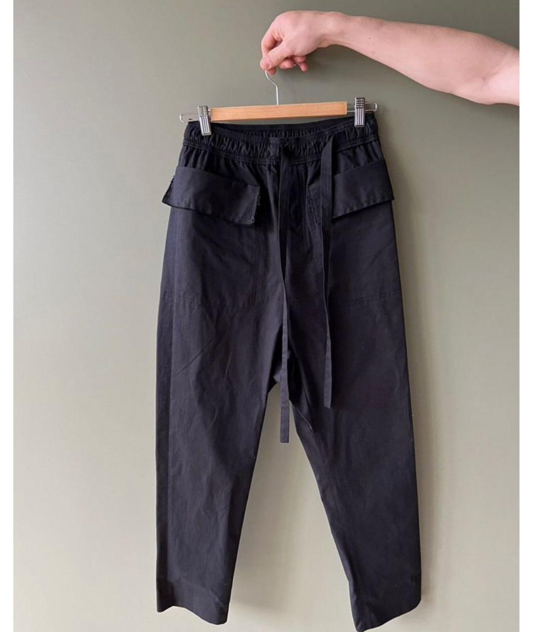DAMIR DOMA Черные хлопковые классические брюки, фото 9