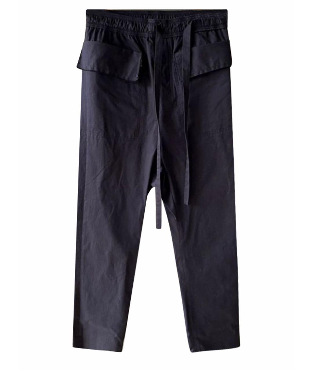 DAMIR DOMA Черные хлопковые классические брюки, фото 1