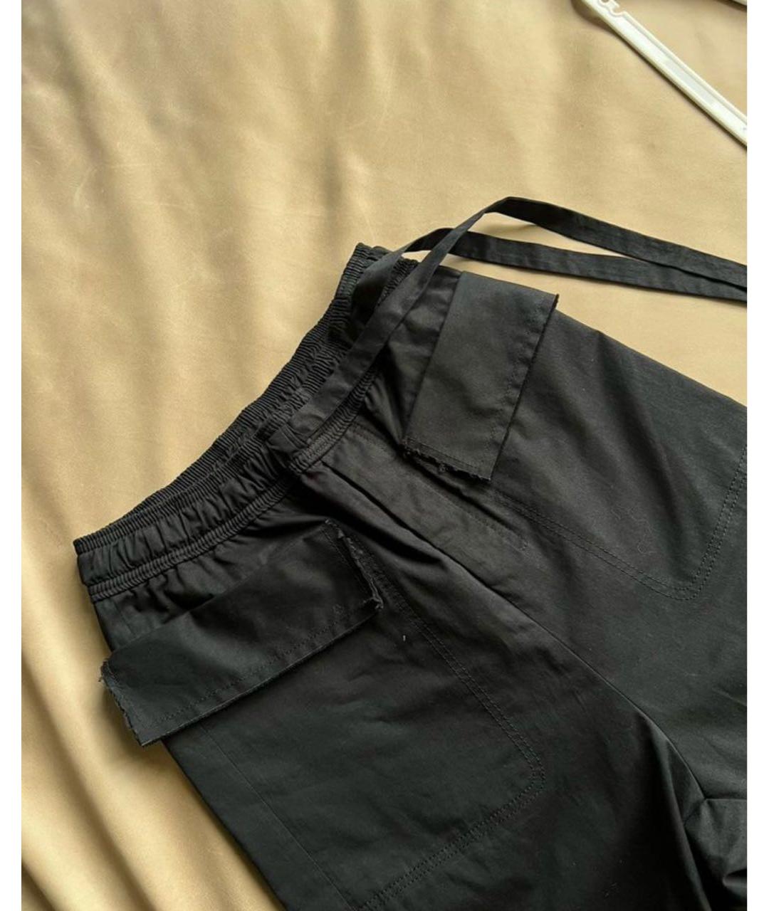DAMIR DOMA Черные хлопковые классические брюки, фото 3