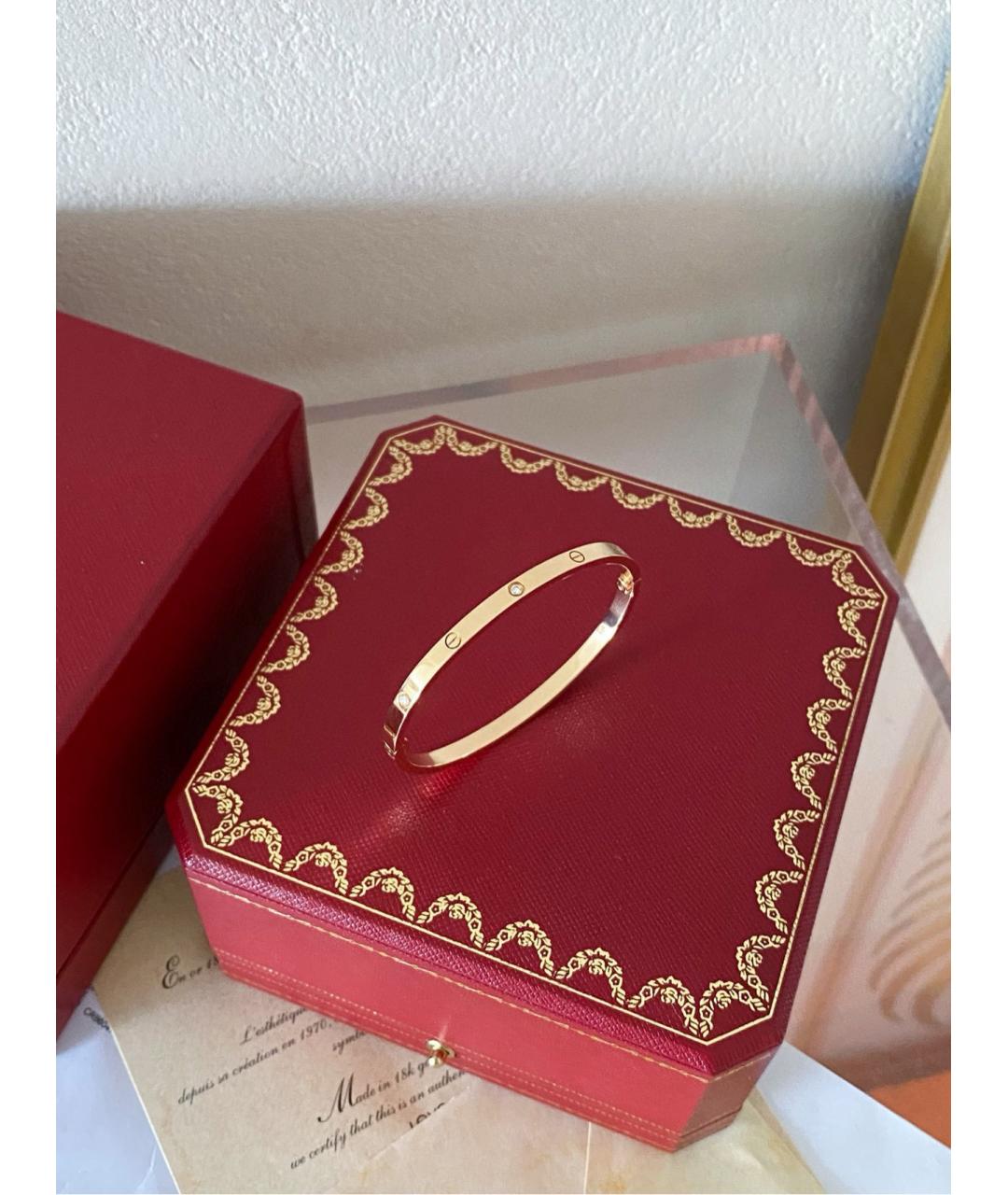 CARTIER Золотой браслет из розового золота, фото 5
