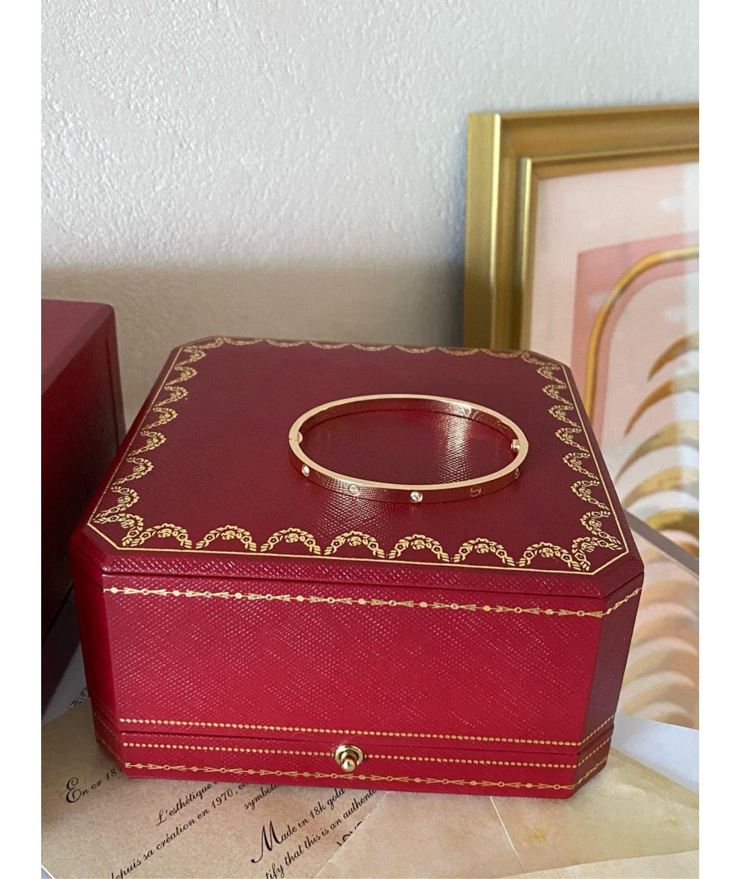 CARTIER Золотой браслет из розового золота, фото 4