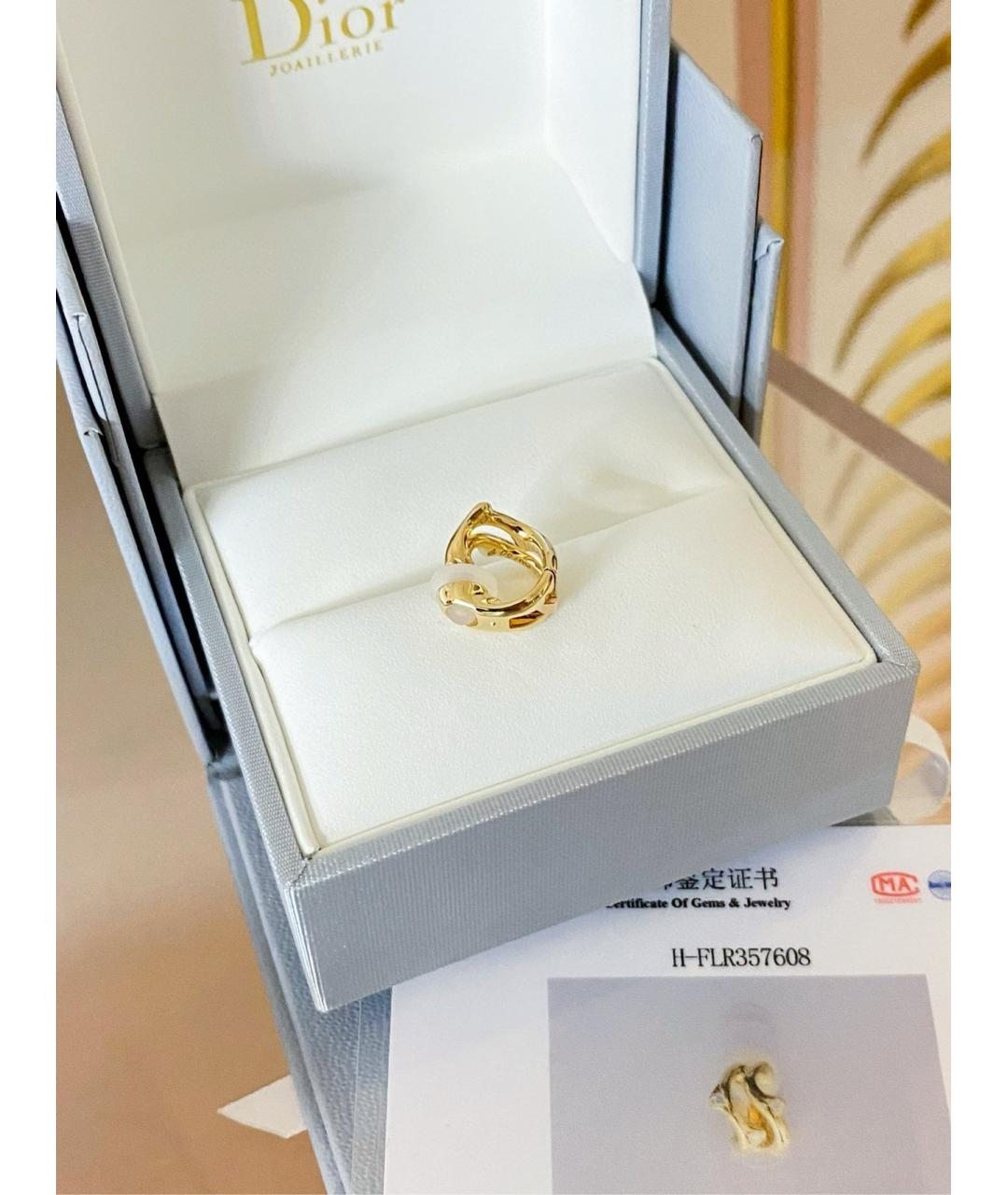 CHRISTIAN DIOR Золотые серьги из розового золота, фото 5