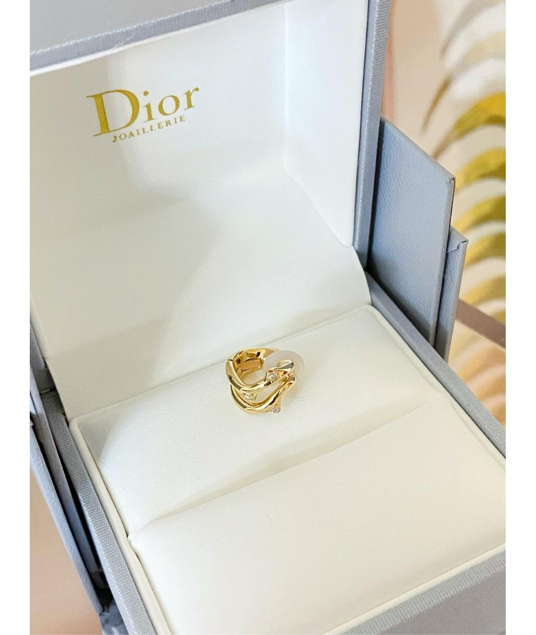 CHRISTIAN DIOR Золотые серьги из розового золота, фото 4