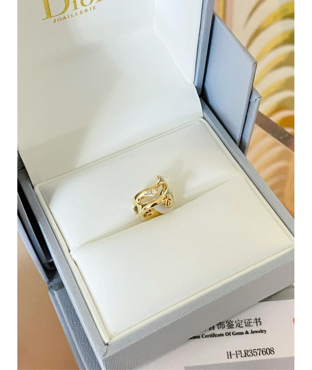 CHRISTIAN DIOR Золотые серьги из розового золота, фото 3