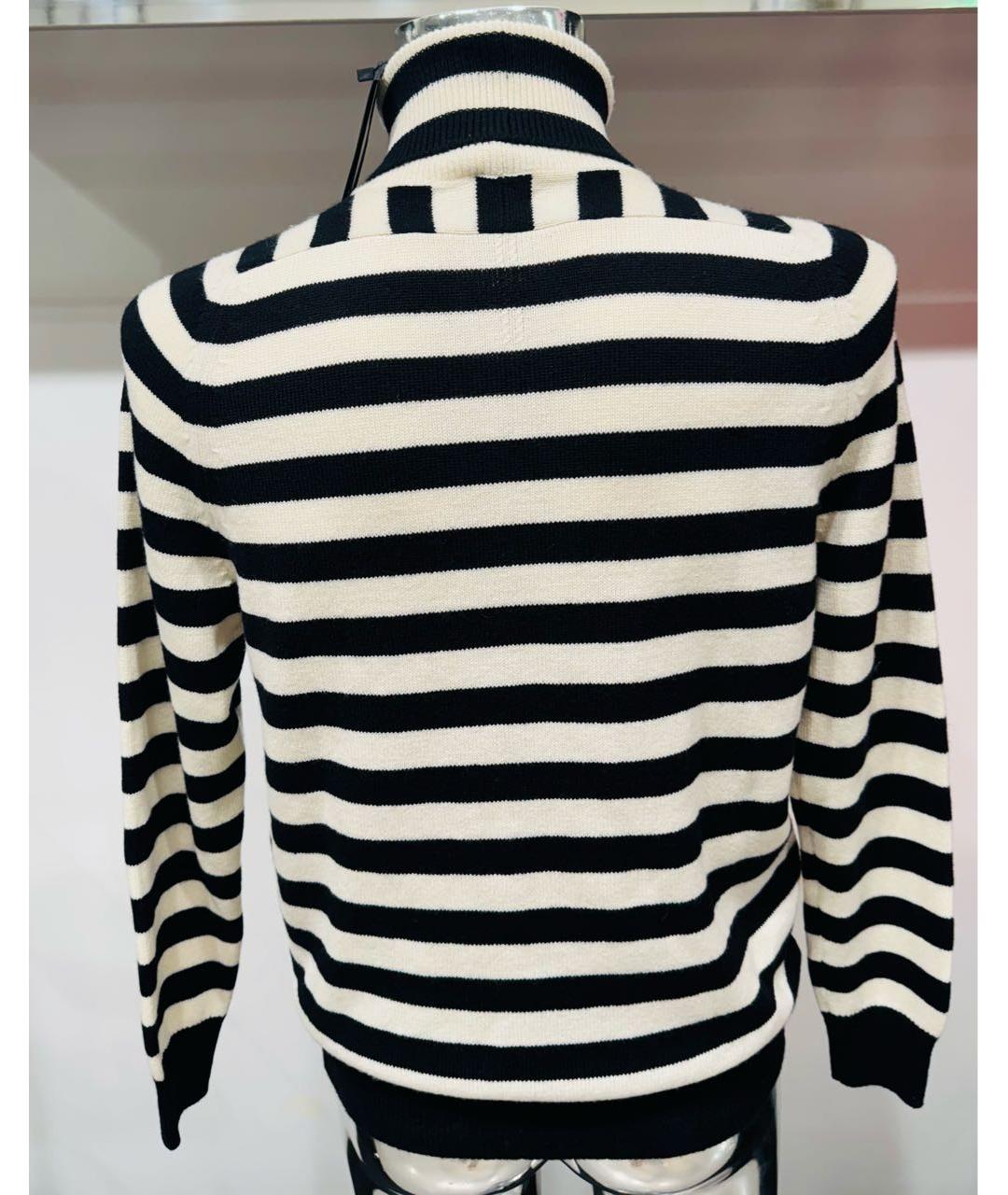 SAINT LAURENT Белый кашемировый джемпер / свитер, фото 2