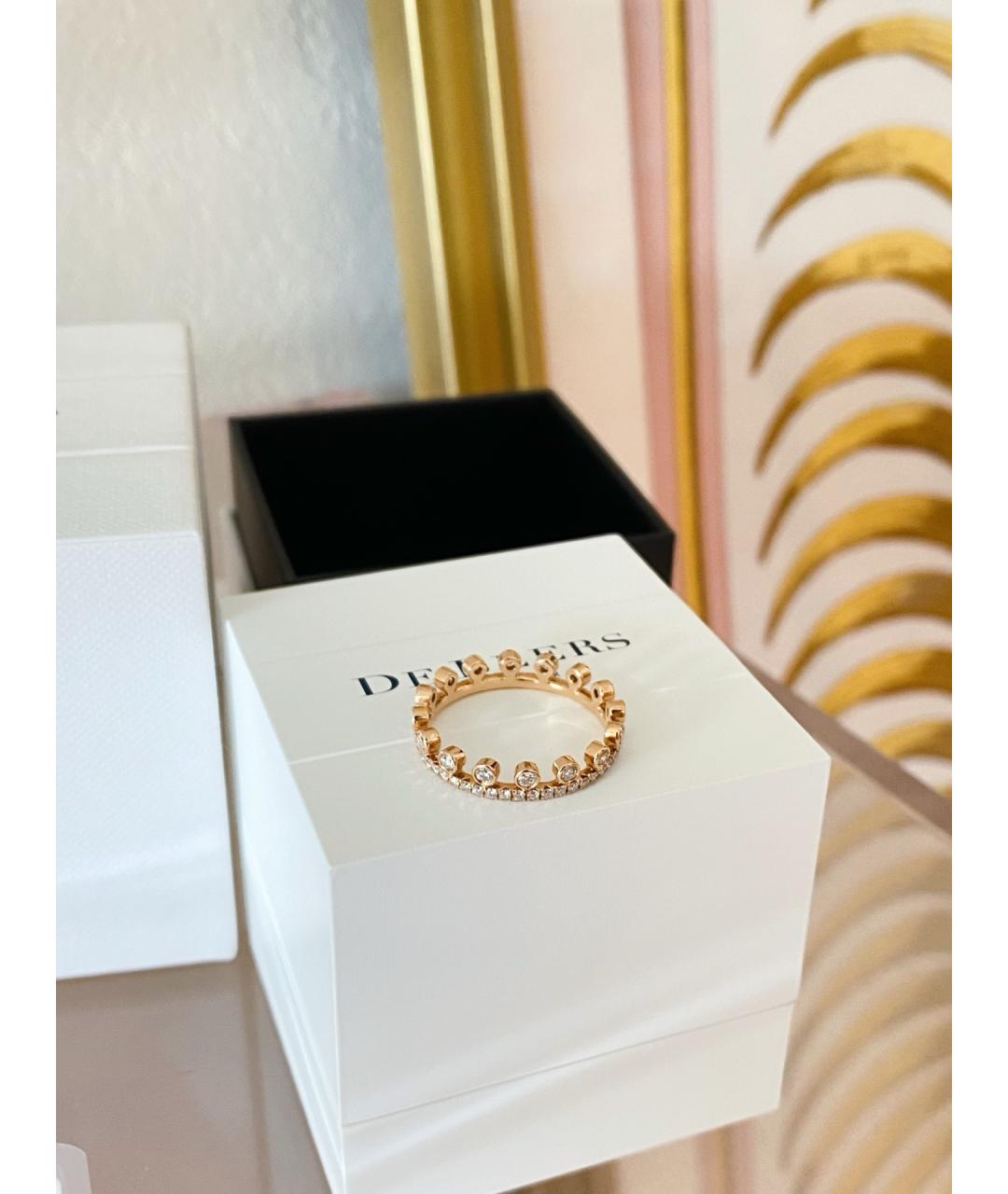 DE BEERS Золотое кольцо из розового золота, фото 6