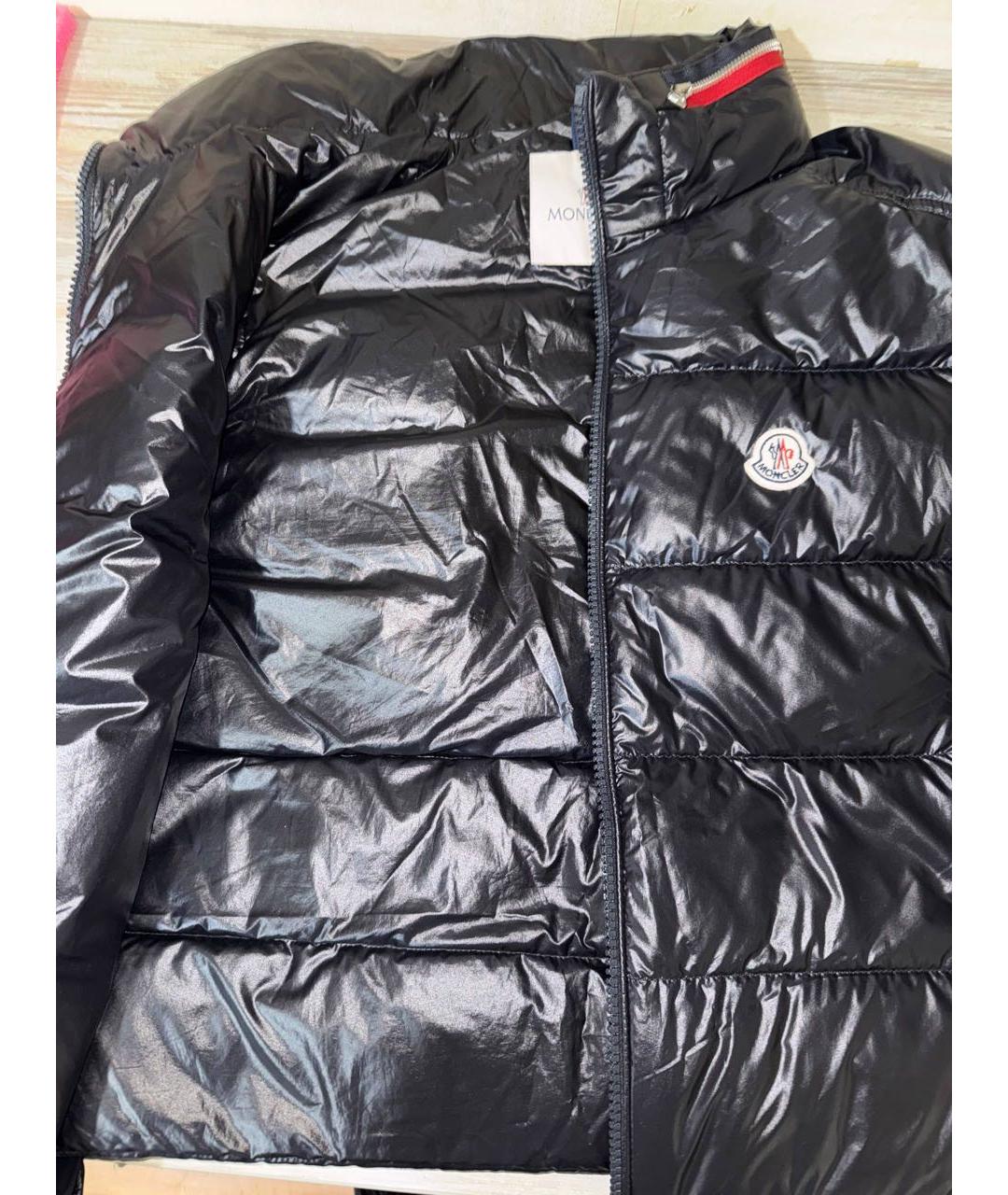 MONCLER Черный жилет, фото 6