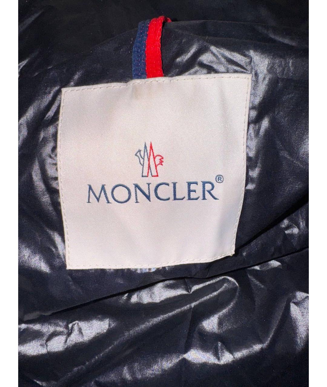 MONCLER Черный жилет, фото 3