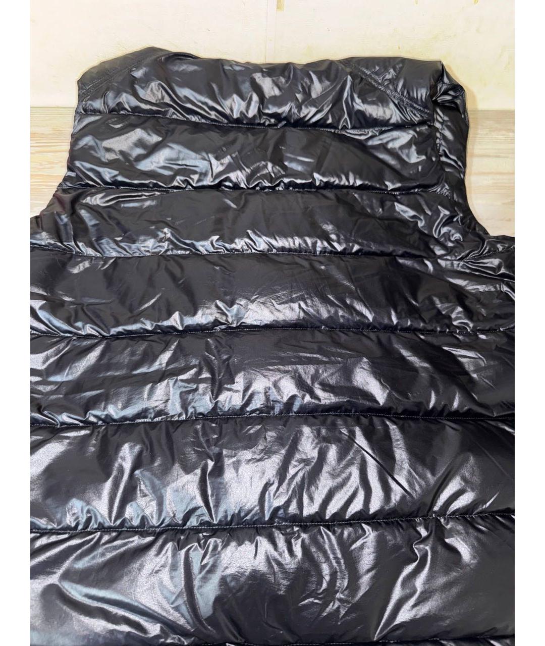 MONCLER Черный жилет, фото 5