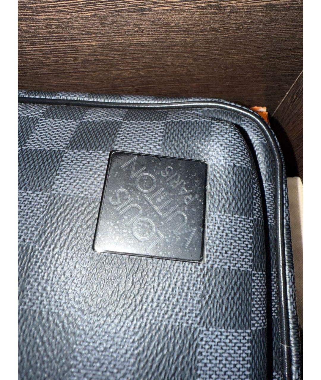 LOUIS VUITTON Черная сумка на плечо, фото 5