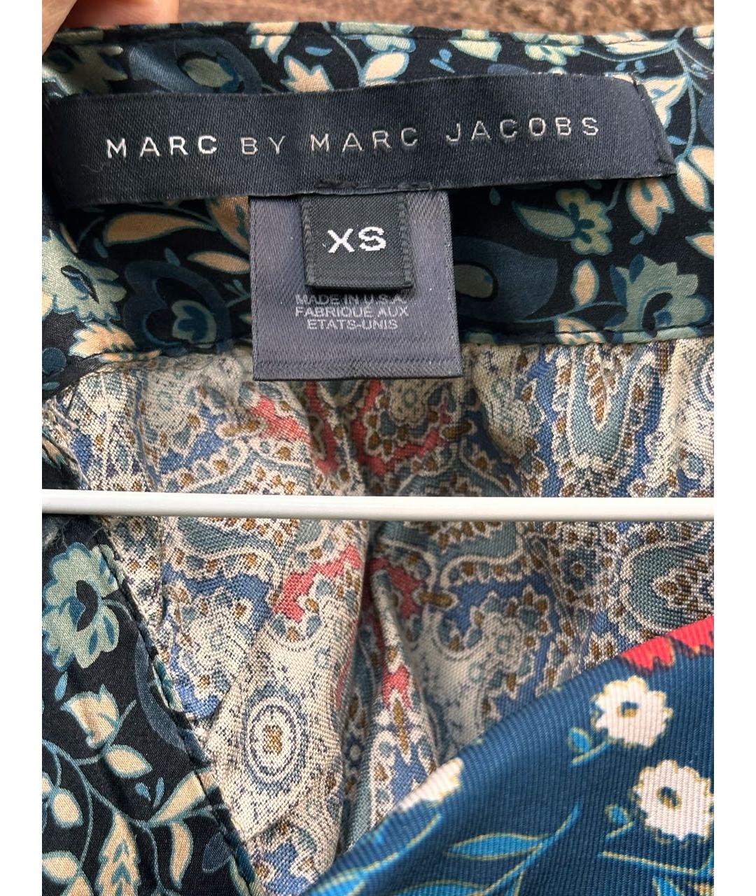 MARC BY MARC JACOBS Мульти шелковое повседневное платье, фото 4