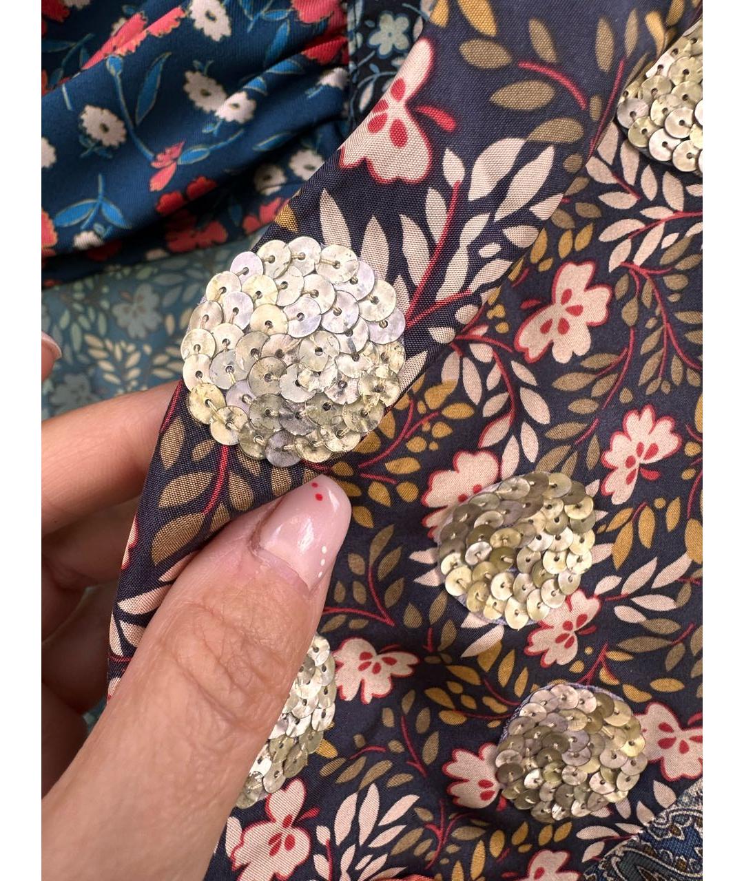 MARC BY MARC JACOBS Мульти шелковое повседневное платье, фото 3