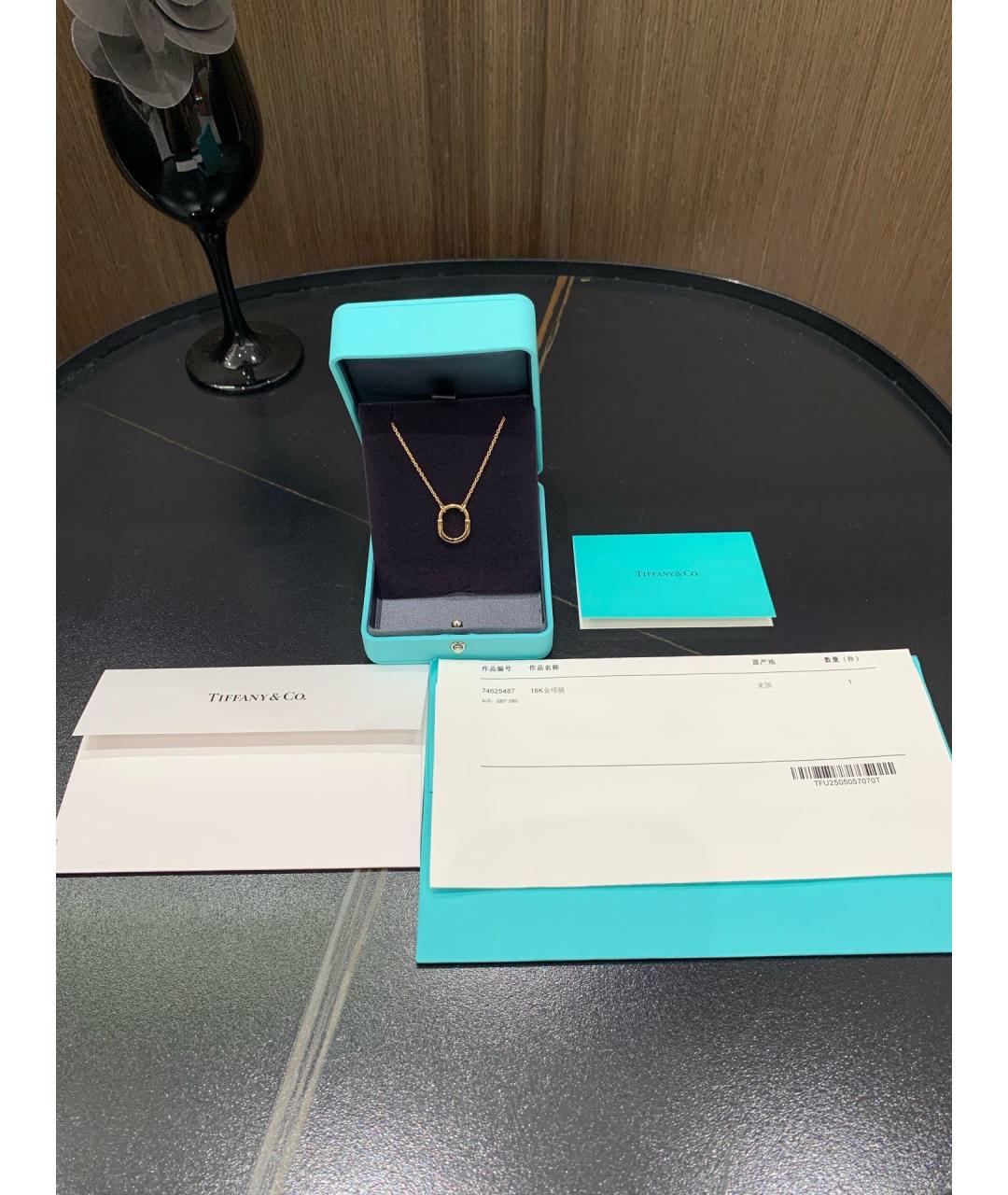 TIFFANY&CO Золотое колье из розового золота, фото 3