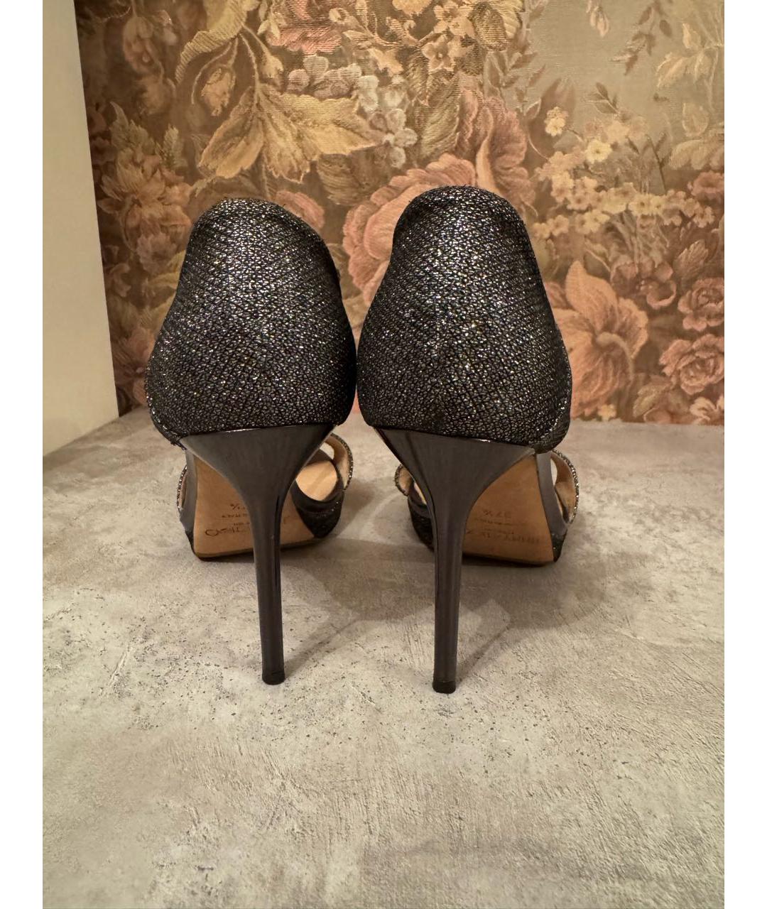 JIMMY CHOO Серые босоножки, фото 3